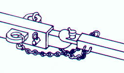 Pic of crossed chains.