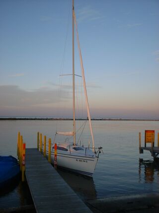 Docked at South River DNR Site.